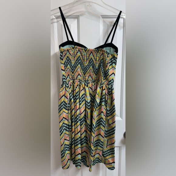 American Rag dress in mint/ black, thin straps - Picture 7 of 16